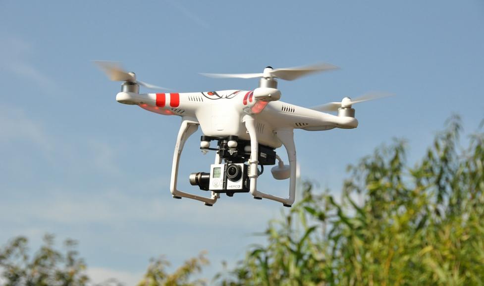 Drone in the air
