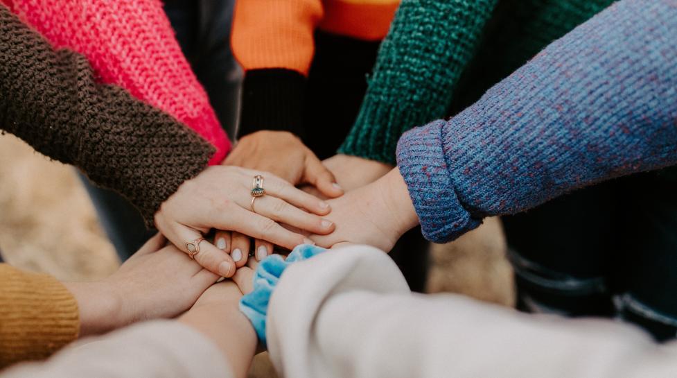 Hands in a circle