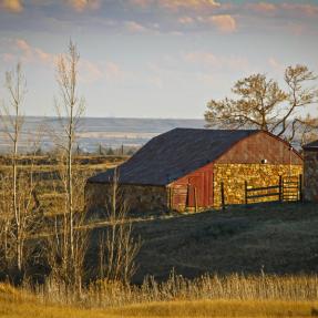 Barn along Degge Trail